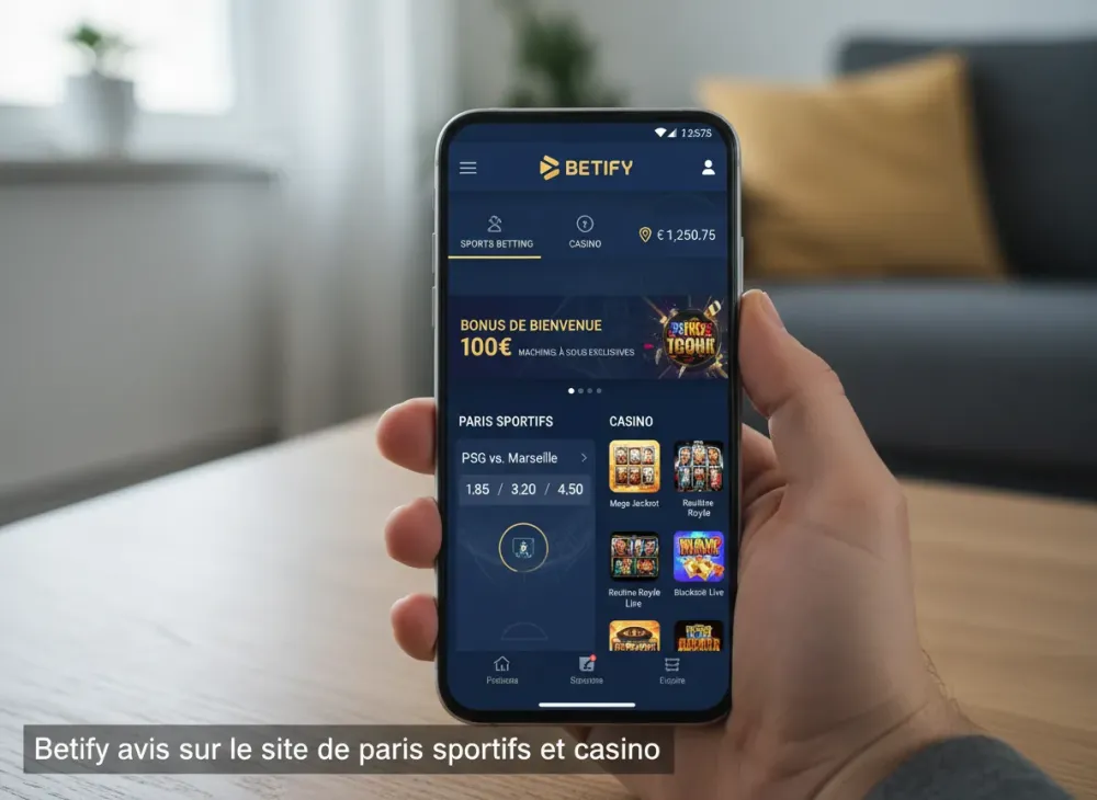Betify avis sur le site de paris sportifs et casino