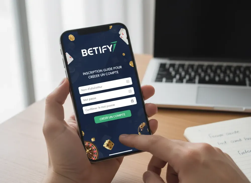 Betify inscription guide pour créer un compte